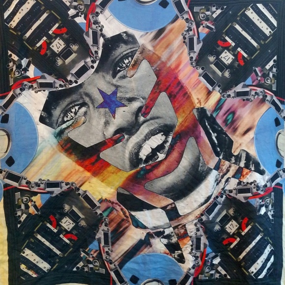 Givenchy Ricardo Tisci Tribal Robot Scarf, SS 2014 - Picture 5 of 8